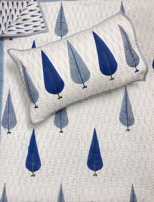 Begar - Handblock Quilted Bedcover Set