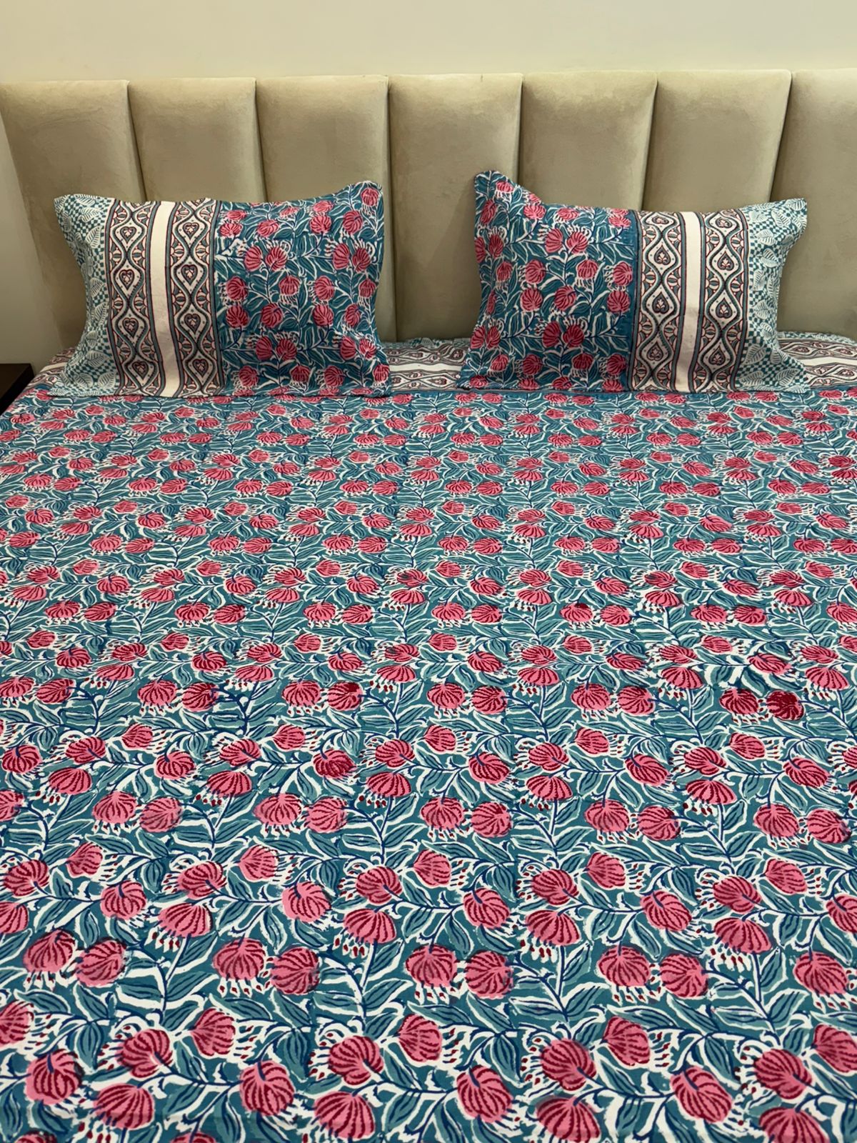 Bloom flower Double Bedsheet 90x108