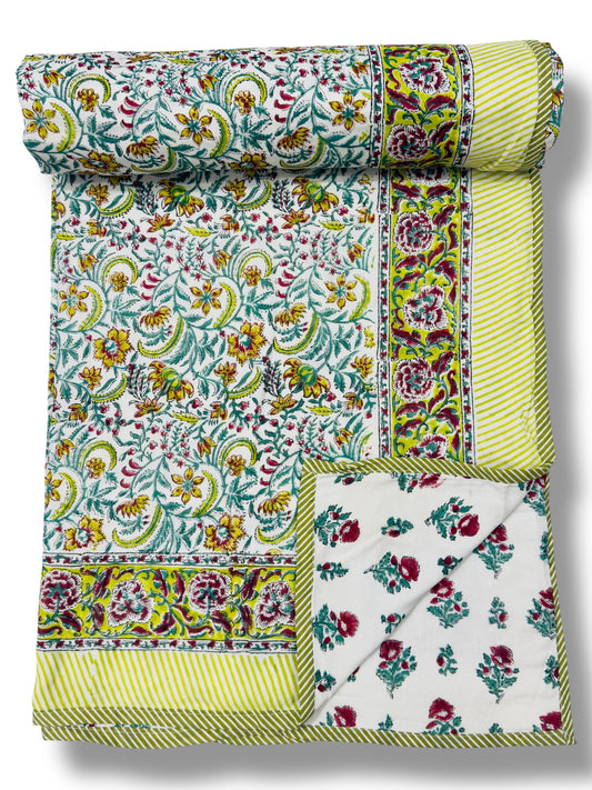 Khaas Dohar - Premium Handblock Printed King Size Dohar