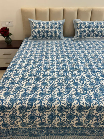 Bloomyblu Double Bedsheet 90x108
