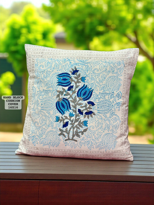 Blura - Handblock Printed Cushion Cover Set