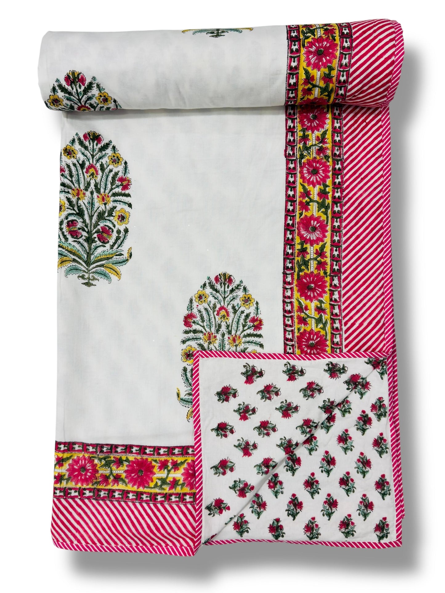Gulu Dohar - Premium Handblock Printed King Size Dohar