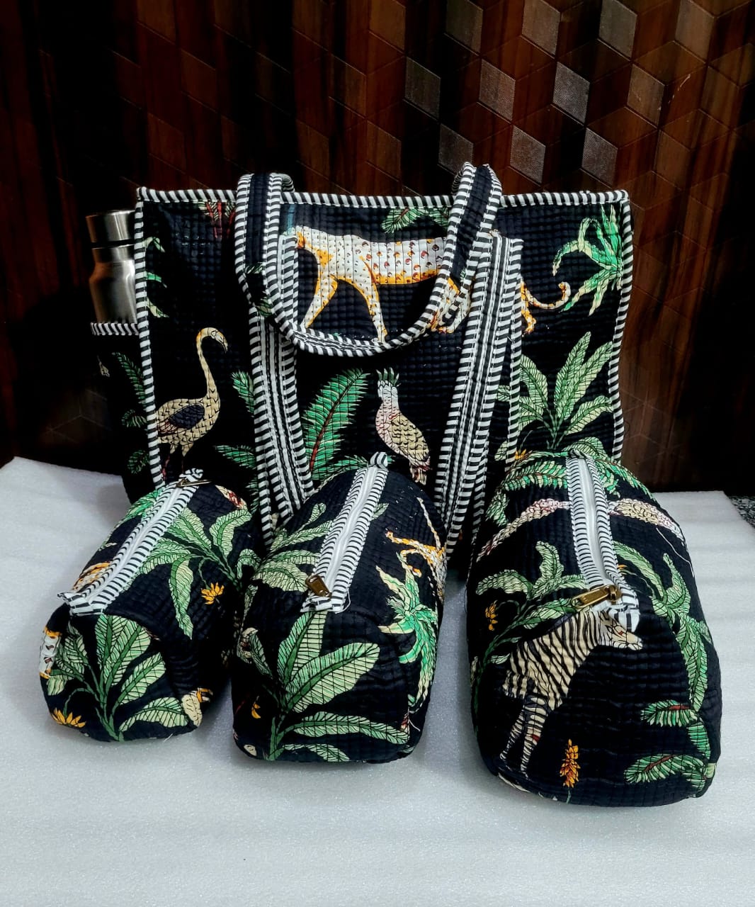 Blackbagh - Quilted Tote Bag Set