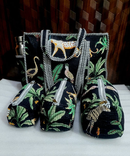 Blackbagh - Quilted Tote Bag Set