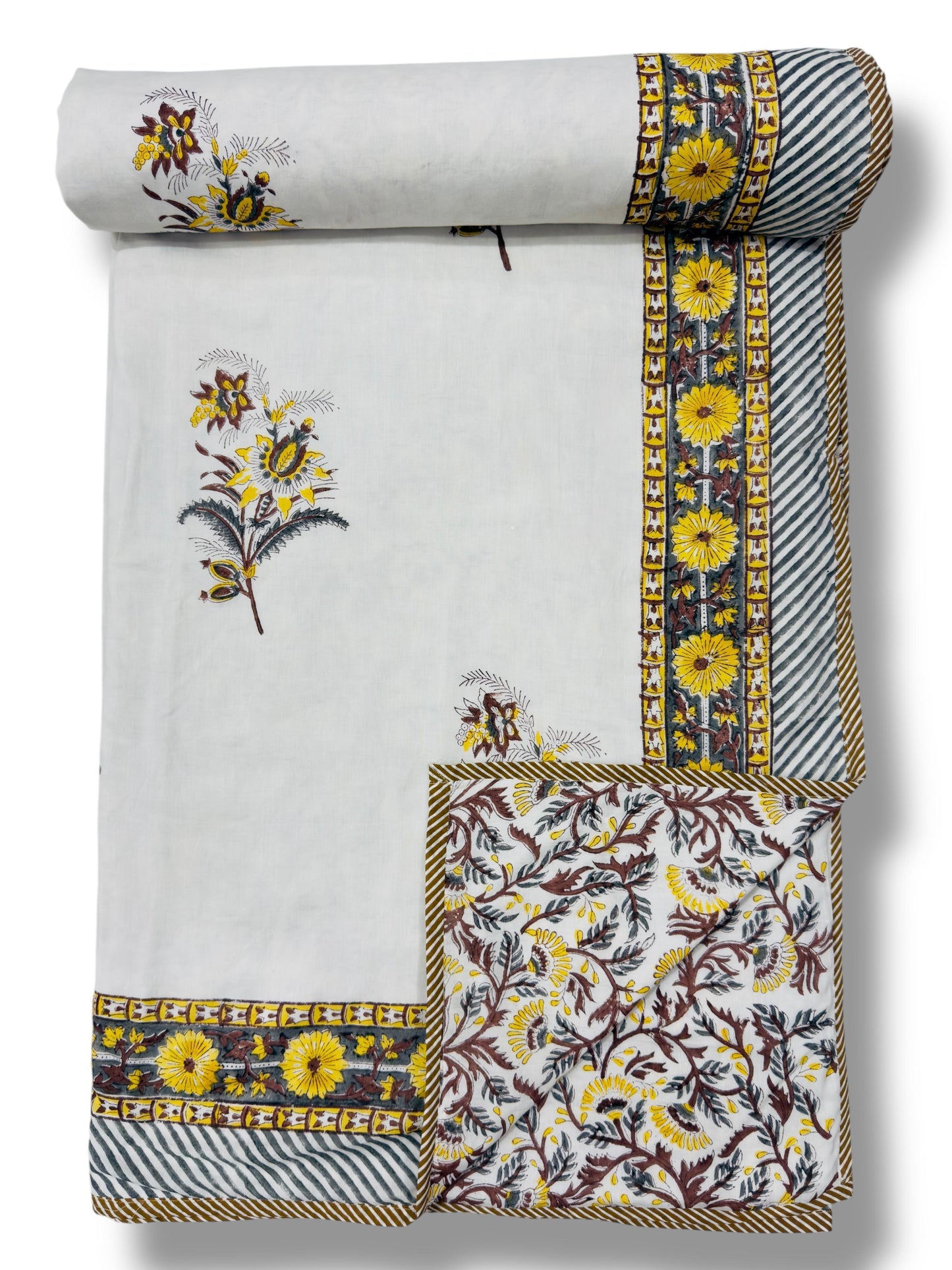 Baghicha Dohar - Premium Handblock Printed King Size Dohar