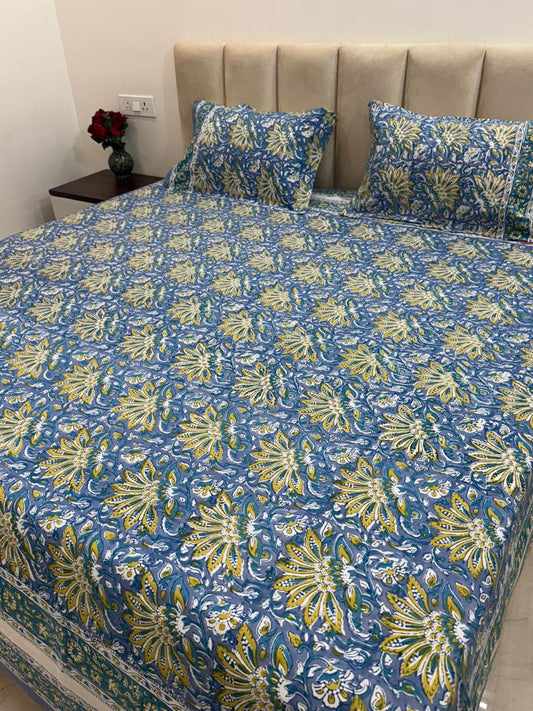 Gulab bagh Double Bedsheet 90x108