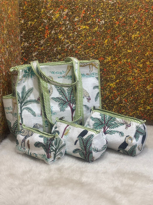 Coka - Quilted Tote Bag Set