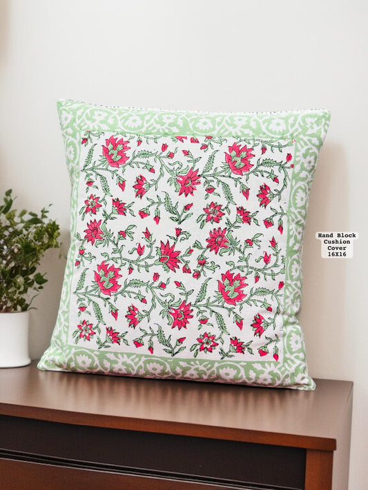 Rozal - Handblock Printed Cushion Cover Set