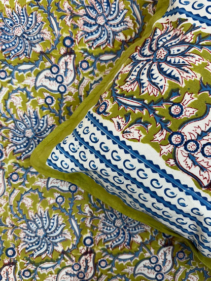 Green Harmony Double Bedsheet 90x108