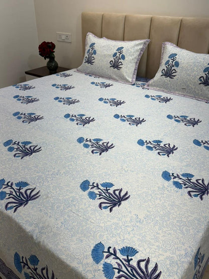 Bluflora Double Bedsheet 90x108