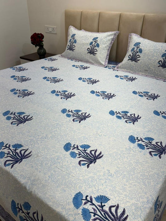 Bluflora Double Bedsheet 90x108