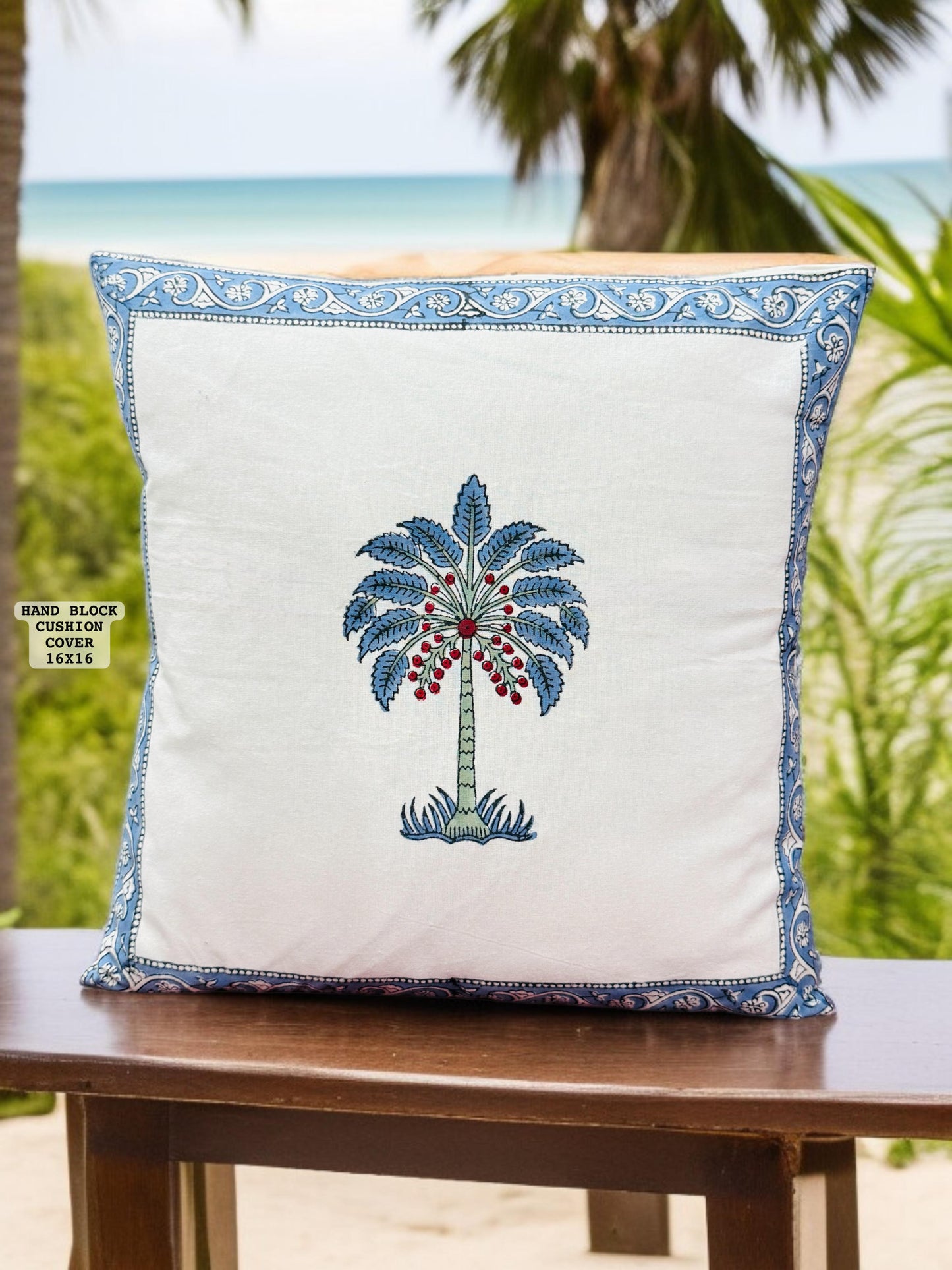 Coco Rest - Handblock Printed Cushion Cover Set
