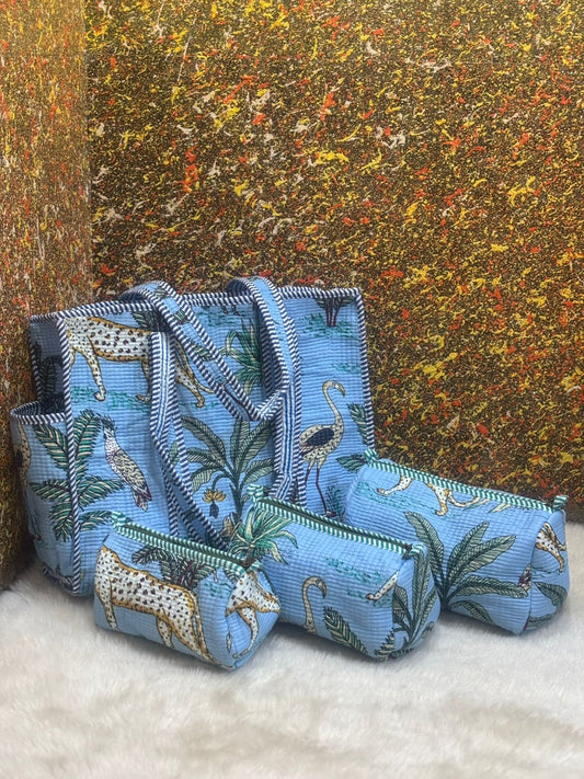 Berbagh - Quilted Tote Bag Set