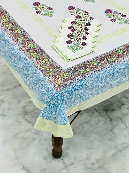 Zaikeban - Handblock Printed Dining Table Cover Set